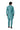 Aqua Blue 3-Piece Kurta Set with Textured Jacket