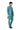 Aqua Blue 3-Piece Kurta Set with Textured Jacket