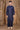 Classic Navy Blue Pathani Kurta Set