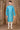Aqua Blue Kurta Set with Gold Motifs