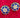 Sapphire Blue Kundan Floral Stud Earrings