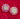 Ruby Pink Kundan Floral Stud Earrings