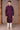 Wine Chickenkari with sequence Kurta Set