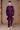 Regal Plum Sherwani Set with Jacquard Jacket