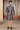 Charcoal Grey Printed Sherwani Set with Brooch