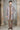 Brown Long Ikkat Jacket Indo Western Set