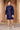 Navy Indo Western Set