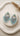 Mint Blue Kundan Chandbali Earrings with Bead Tassels